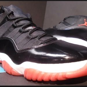 NIKE AIR JORDAN XI 11 RETRO BRED BLACK RED WHITE CONCORD SPACE JAM